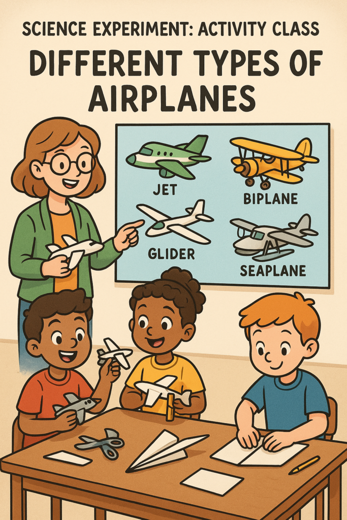 Activity Class- Different Types of Airplanes​