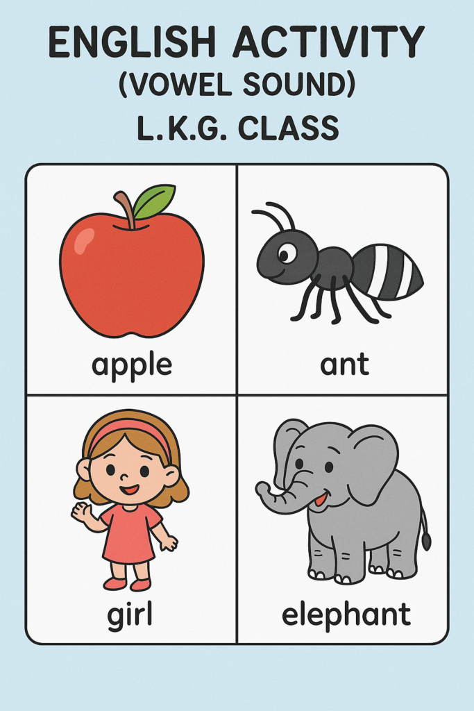 English Activity (Vowel Sound)
